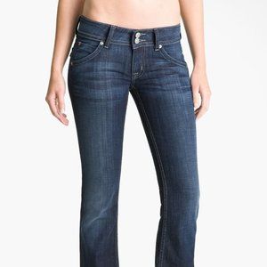 HUDSON subtle Signature boot cut mid rise blue jeans -  SZ 30